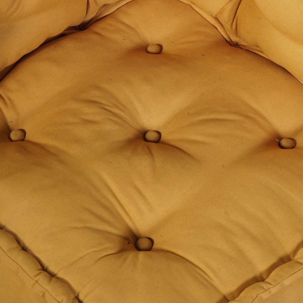 Modular Sofa Element Yellow 70x70x54 cm Fabric