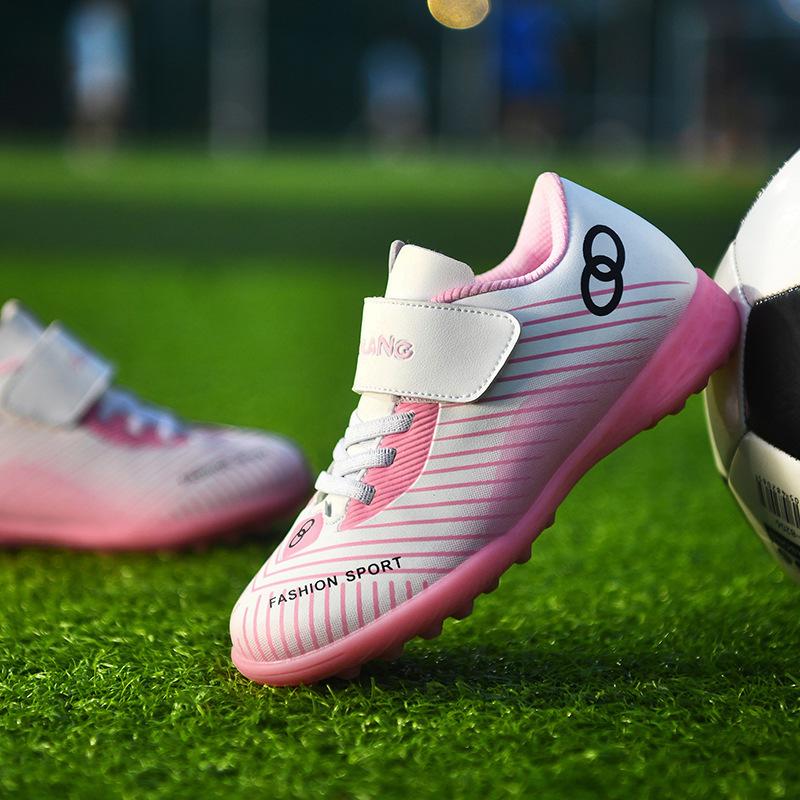 Children'S Football Shoes Boys And Girls Comfortable Lightweight Sports Shoes Professional Grass Training Football Shoes Tf Broken Nails