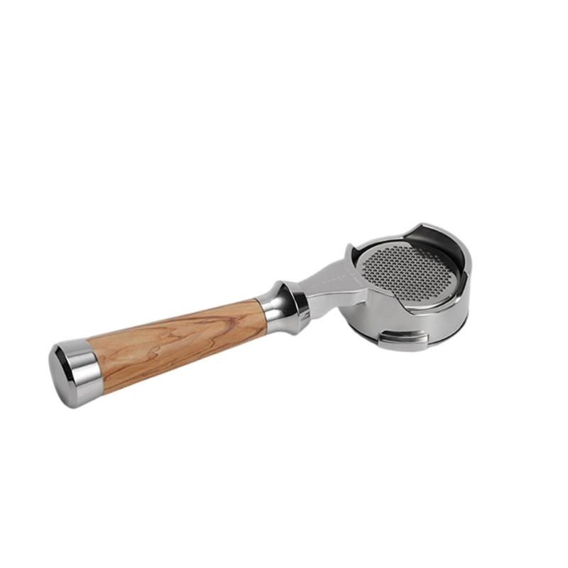 Stainless Steel Bottomless Portafilter Handle Espresso Machine Filter Holder Professional Home Brewing Equipment