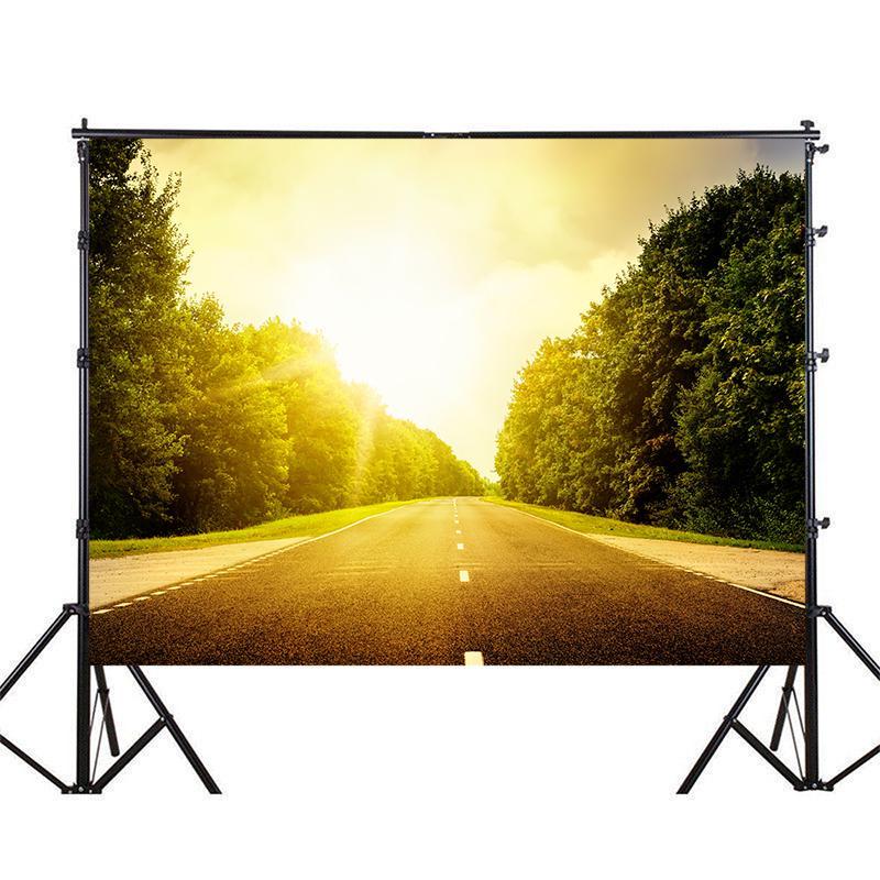 Фон для фотосъемки дорожной сцены для мероприятий, для помещений/улицы, фон для вечеринки, настенный гобелен, фон для прямой трансляции
