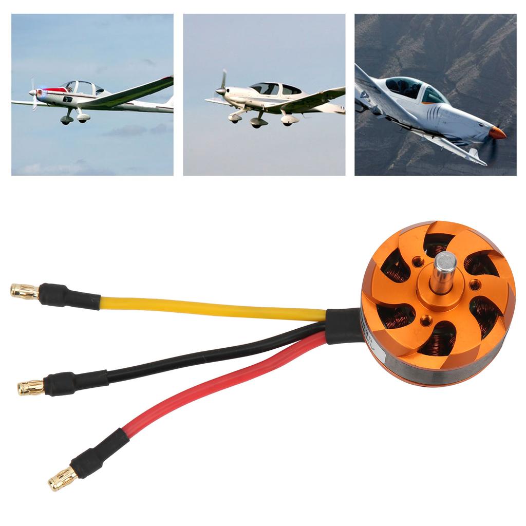 D3530 1100KV Brushless Outrunner Motor Replacement with Adapter for Remote Control Plane