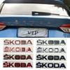 2025 Новый Металл для Логотипа Skoda VRS Yeti Octavia Kamiq Kodiaq Karoq Superb Fabia Rapid Наклейки Логотипа Автомобиля Значок Наклейка на Задний Багажник D
