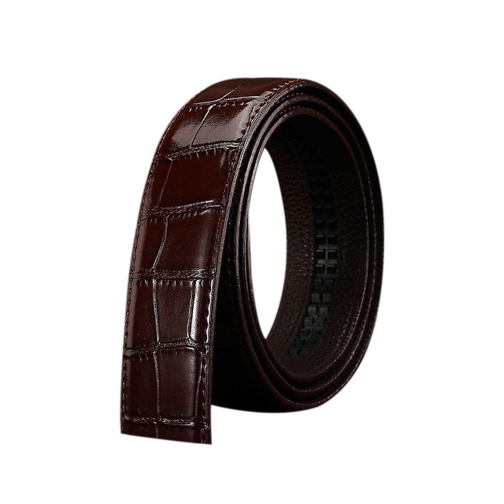 3,5 см пояс из натуральной кожи классический пояс с непористым узором под крокодила
