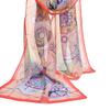 Spring New Beauty Hot Golden Sand Scarf Hundreds of Shawl Peacock Flower Hot Scarf Sunscreen Silk Scarf
