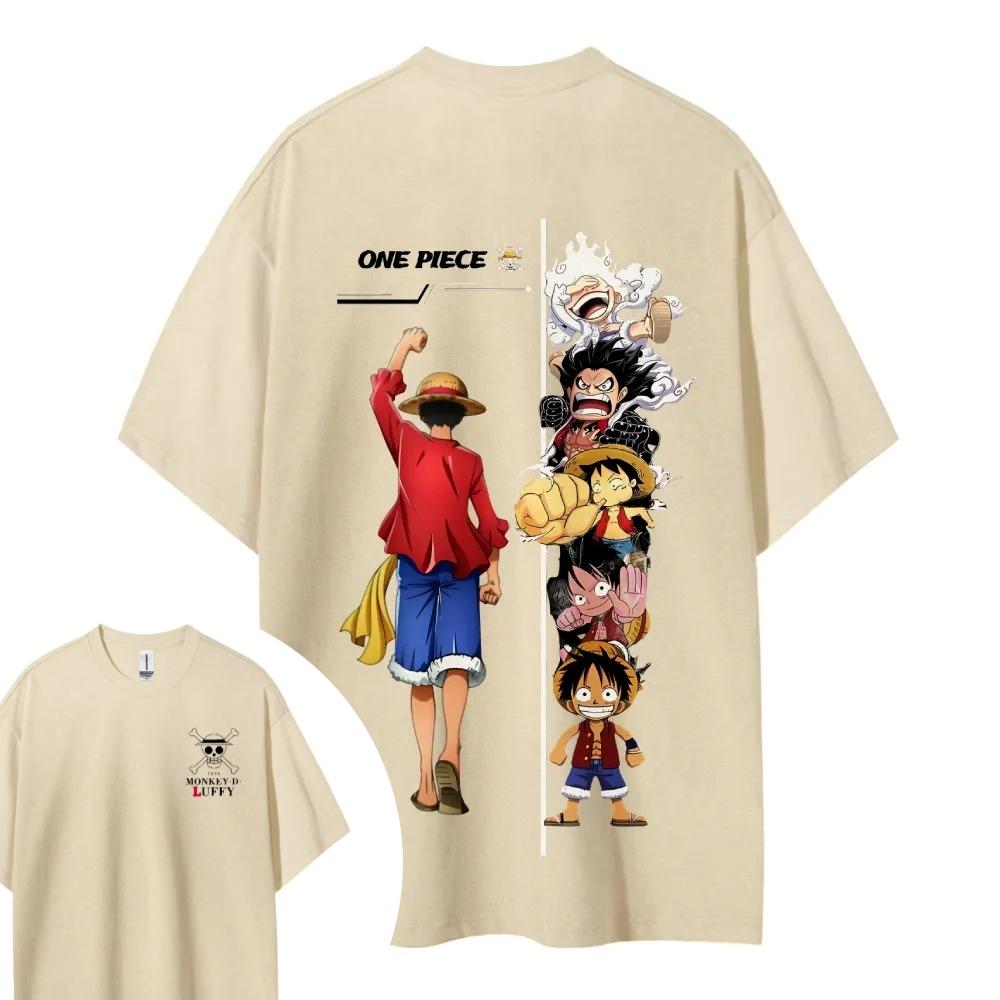 ONE PIECE Короткий рукав Мужская и Женская одинаковый стиль Удобный Короткий рукав Одежда для пар Повседневный Короткий рукав Популярная одежда