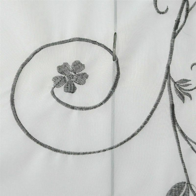 Вуаль Вышивка Панель Готовые Кухни Сетчатые Шторы Оконные Шторы Римские Жалюзи Декор