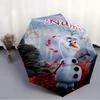 Personalized Name F-Frozen Print Umbrella - Automatic Open/Close, Eight-Rib Durable Frame, Automatic Folding Umbrella