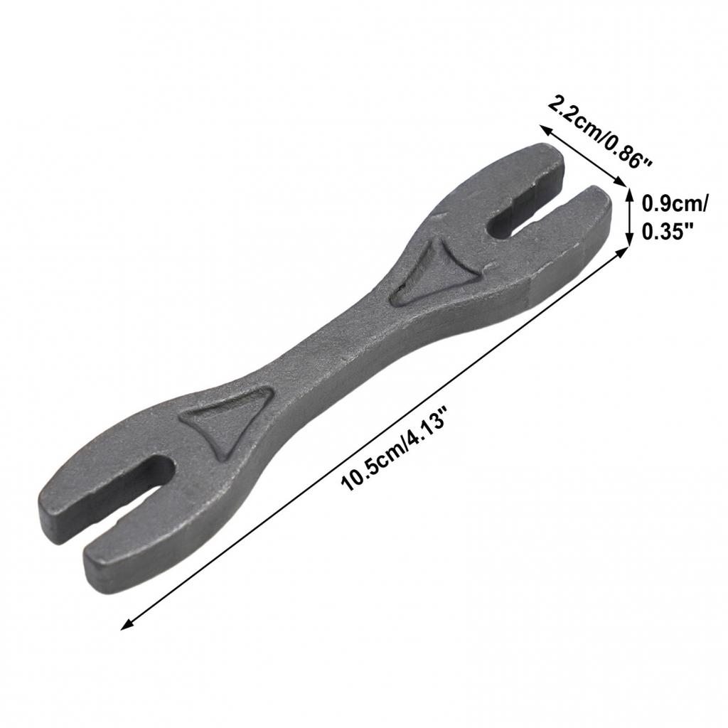 1x Spoke Wrench Portable 10.5x2.2x0.9cm 4.13x0.86x0.35in