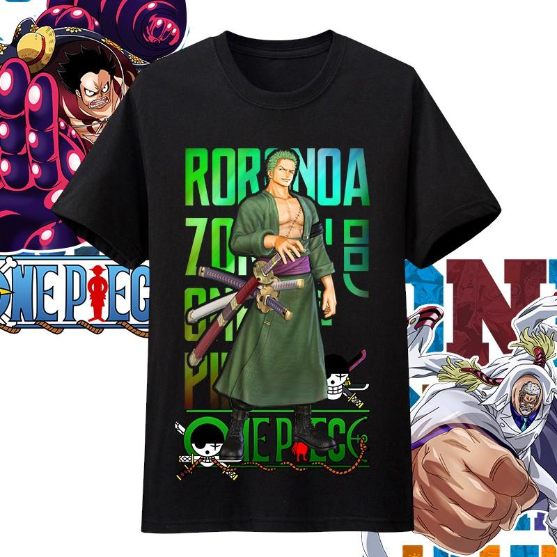 Хлопковая футболка оверсайз с принтом персонажей аниме One Piece для мужчин и женщин, удобная, в стиле Y2K, детская одежда, летний тренд, футболки