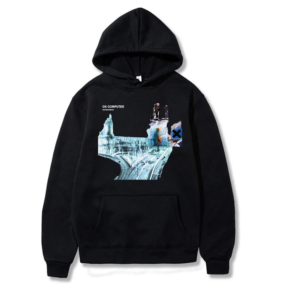 Новый Radiohead Ok Computer CD LP Винил Постер In Rainbows Том Йорк Мода Новый Стиль Популярный Классический Худи Парные Уличная Одежда