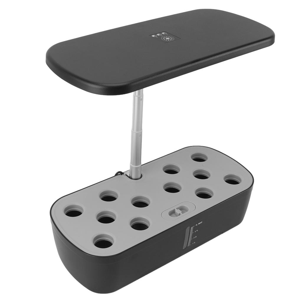 Indoor Garden Hydroponics Growing System 12 Pods Automatic Water Control with LED Light Hydroponic