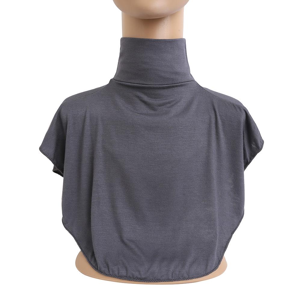 Mercerized Cotton High Neck Warmer - Women's Collar H010