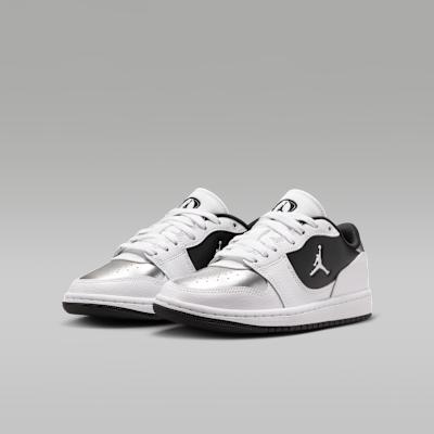 Kids' Sneakers Jordan COURT CONNECT Low top Basketball Shoes White Black Unisex