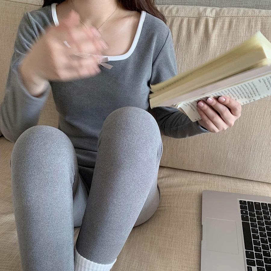 Fall and Winter Women's German Wool Thermal Underwear Set Women's Underpants Fall Clothing Fall Pants Pajamas Family Clothing