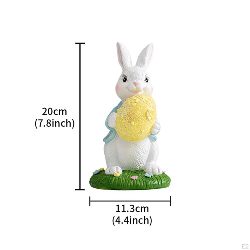 Фигурка кролика для празднования Пасхи, украшение рабочего стола для дома