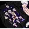 Летняя футболка Годжо Сатору Jujutsu Kaisen Лучший Любитель Аниме Манги Хлопковая Футболка Тяжелая Ментальная Мода Графическая Футболка Унисекс Топы