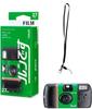 Fujicolor Disposable Camera with Lens and Film, Standard Type, Simple Ace, 27 Exposures, Includes Original Strap