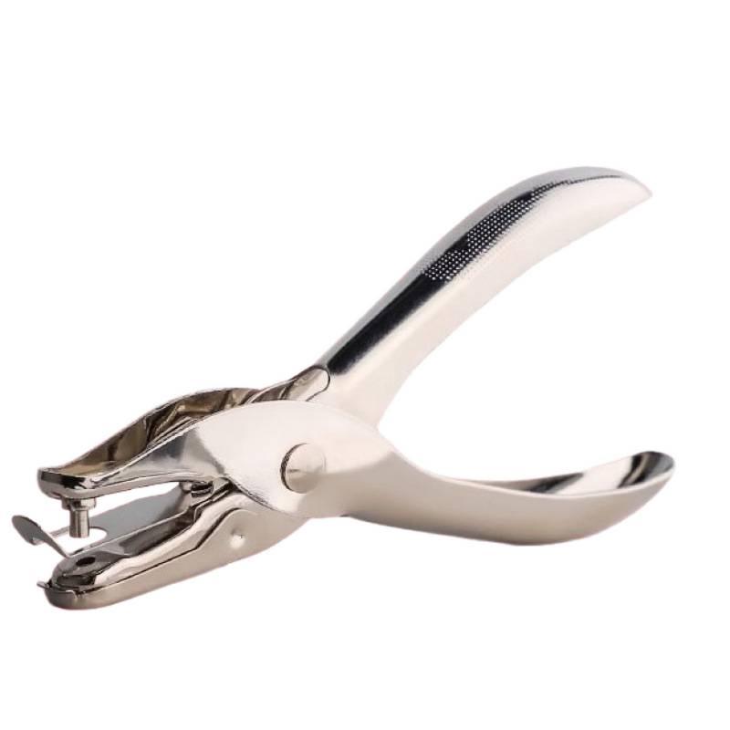 Компактный дырокол на одно отверстие с защитной наклейкой, удобный для студентов и экономящий усилия инструмент для переплета