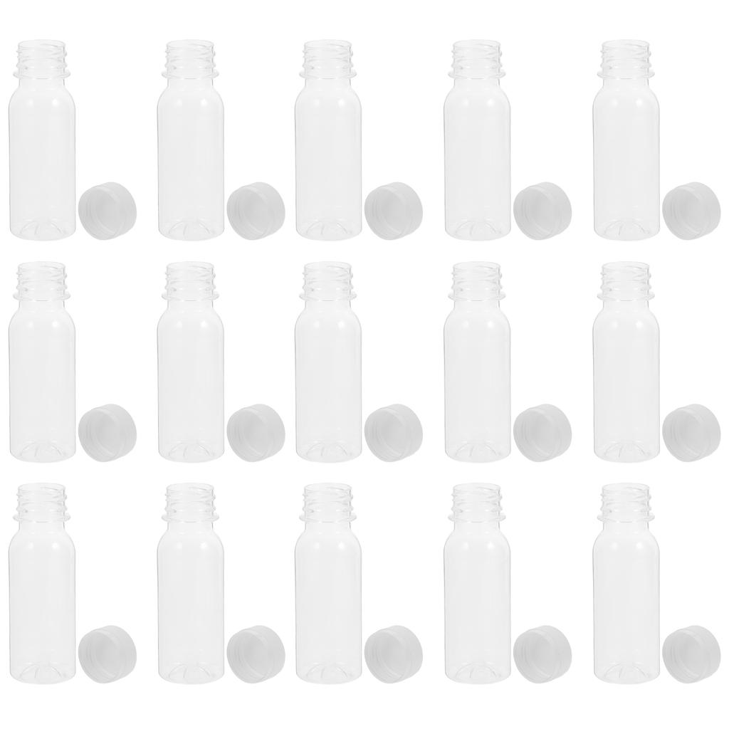 15 шт. Бутылки для питьевой воды, молока для использования на открытом воздухе, прозрачные, кофейные, мини-пустые, для соков
