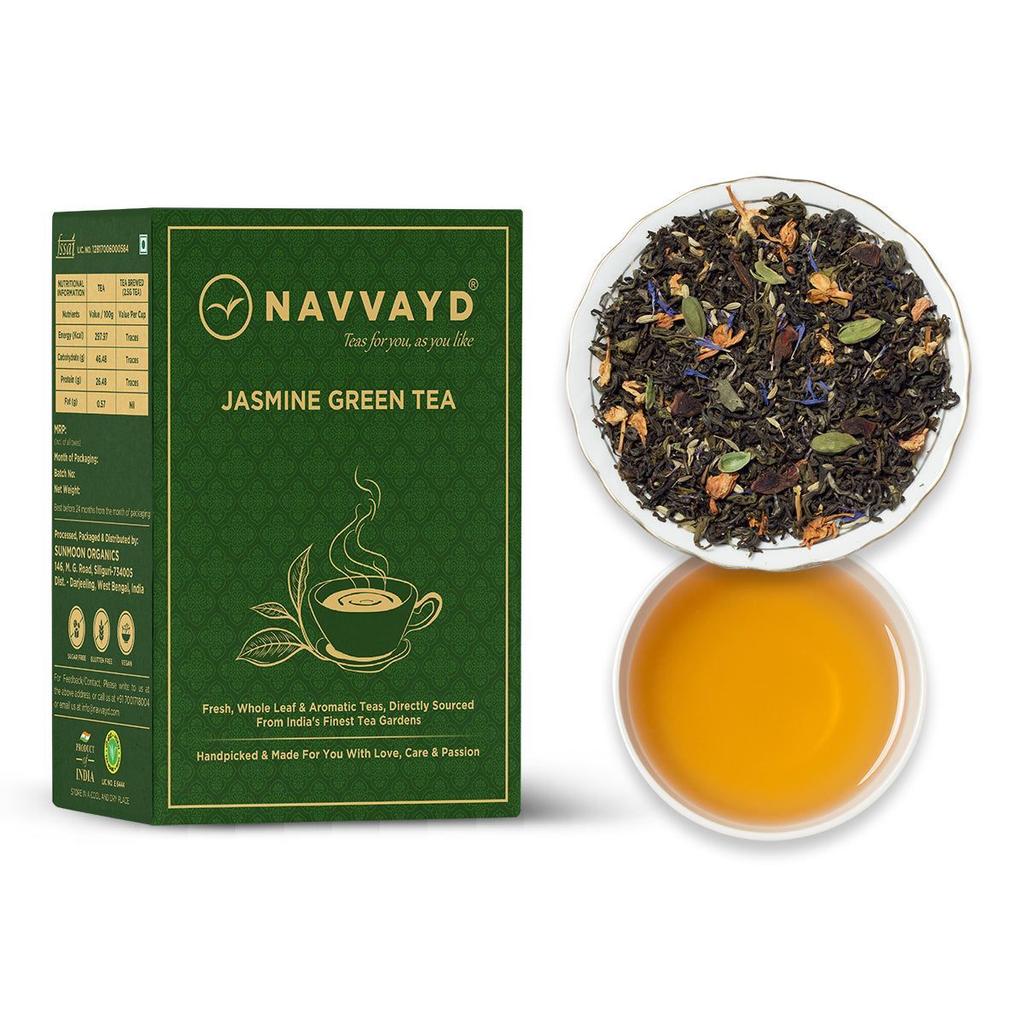 Green Tea with Jasmine (100 G), Jasmine Green Tea Navvayd