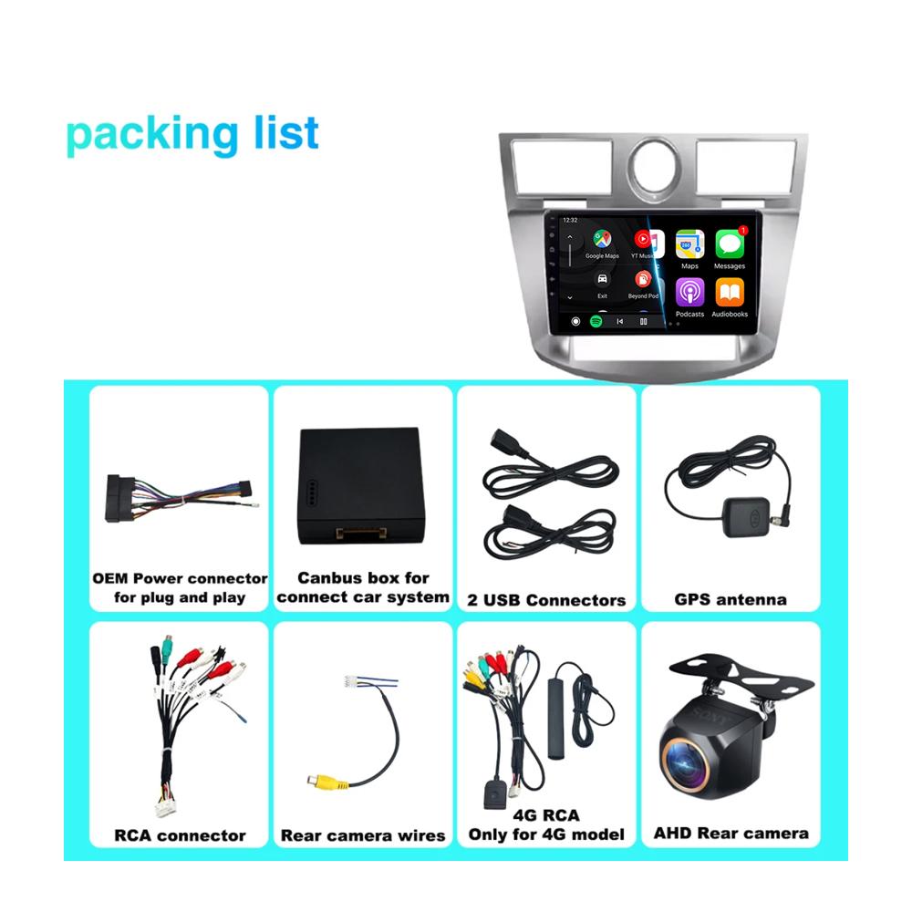 Android 14 для Chrysler Sebring Cirrus 2008 - 2010 Мультимедиа Навигация GPS Видео Авторадио Плеер Автомобильная Стереосистема Carplay Монитор