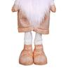 Christmas Gnome Plush Doll Retractable Legs Santa Claus Snowman Elk Ornament Adjustable Standing Figurine Decoration