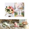 Luxurious 10 Heads Artificial Silk Hydrangea Fake Flowers For Stylish Interior Decoration