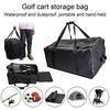 Golf Push Cart Bag Heavy-Duty Storage Organizer Large Capacity Carts Cover Protector Versatile Nylon Bag for Golf Fitness Travel Beach Camping