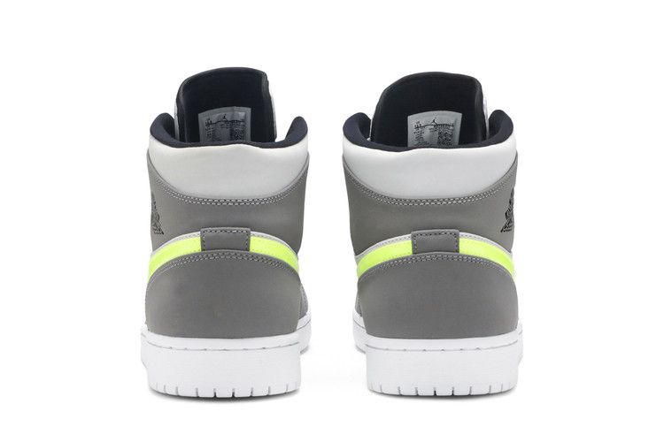Men's Sneakers Jordan 1 Mid Gunsmoke Volt Gunsmoke/Volt-Neutral Grey-White-Black