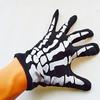 Halloween Skull Bone Skeleton Goth Racing Full Finger Gloves Fashion Sale