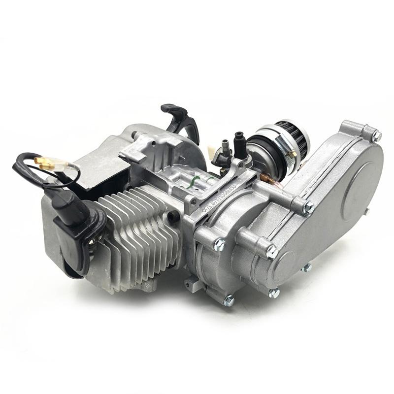 49cc Engine With T8F Gearbox 2 Stroke Gas Motor 44-6 For Mini Pocket Bike Scooter Dirt Bikes ATV Quad Motorized Bicycle