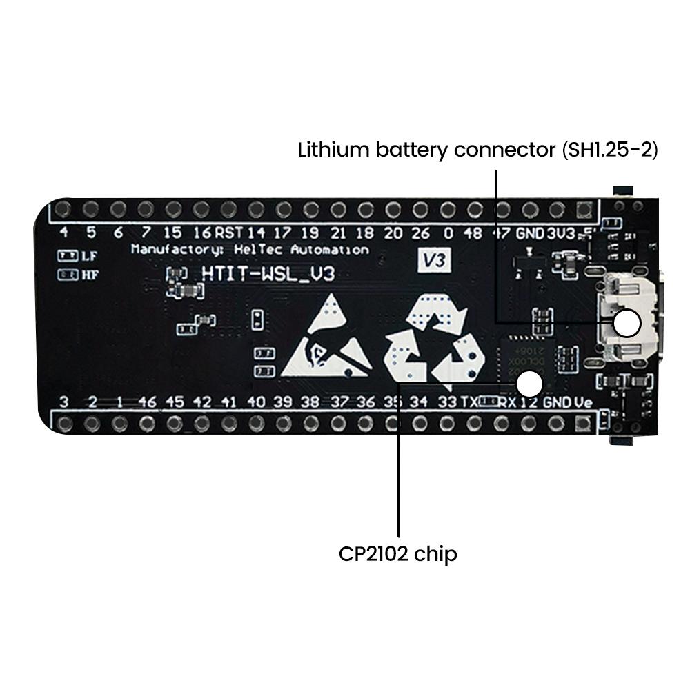 Плата разработки ESP32 Lora SX1262+ESP32S3 LoRa Беспроводной стик Lite V3 Плата разработки 433-510 МГц / 863-928 МГц