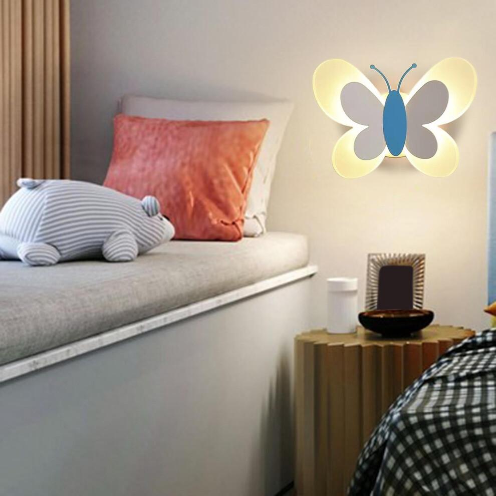 LED Wall Sconce Wall-Mounted Creative Night Lights Butterfly Modern Minimalist Lamp for Bedside Loft Hallway Decor Cafe ,