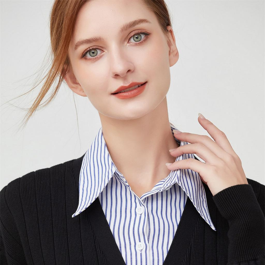 Business Fake Collar for Women Shirt Detachable Collars Female Autumn and Winter Men's False Collar Clothing Accessory