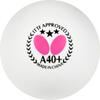 Мяч для настольного тенниса Butterfly Three Star Ball White 6 штук 95780 Белый A40+ (270) (270)