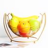 Nordic Creative Stylish Fruit Basket Snack Elegant Iron Design Personality Storage Fruit Basket