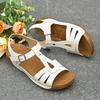 Women's Summer Fashion Wedge Sandals Lightweight Buckle Strap Platform Gladiator Sandals Woman Comfort Non Slip Beach Sandalias