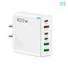 160 Вт 6-портовый адаптер для быстрой зарядки USB Type C Quick Charge PD QC3.0 для iPhone Xiaomi Samsung Huawei Зарядное устройство для телефона