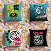 Чехол на подушку с изображением группы B-Blink-182, для дома и автомобиля, многоцелевой чехол для подушки - Двусторонний, Мягкий и прочный для ежедневного использования