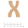 Adhesive MDF Wood Alphabet 5 Cm Letter X