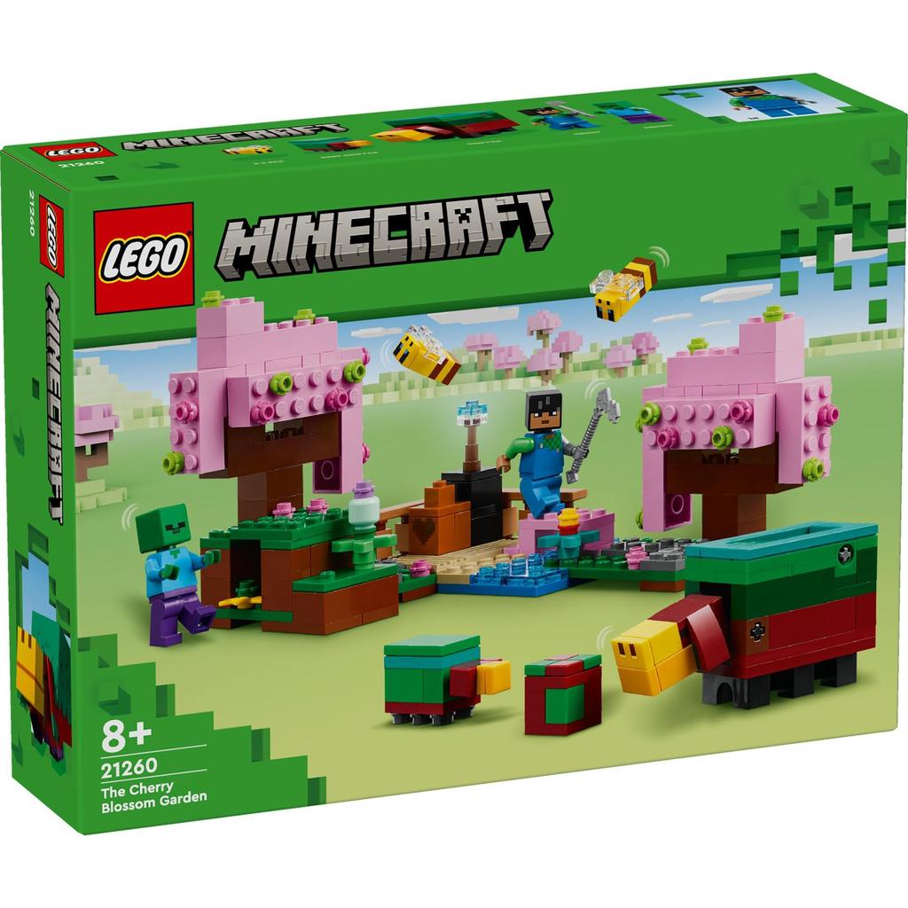 LEGO Minecraft Sakura Garden Toy Подарок на день рождения Блок Рождество Девочки Мальчики Дети 8 лет 9 лет 10 лет Ученик начальной школы