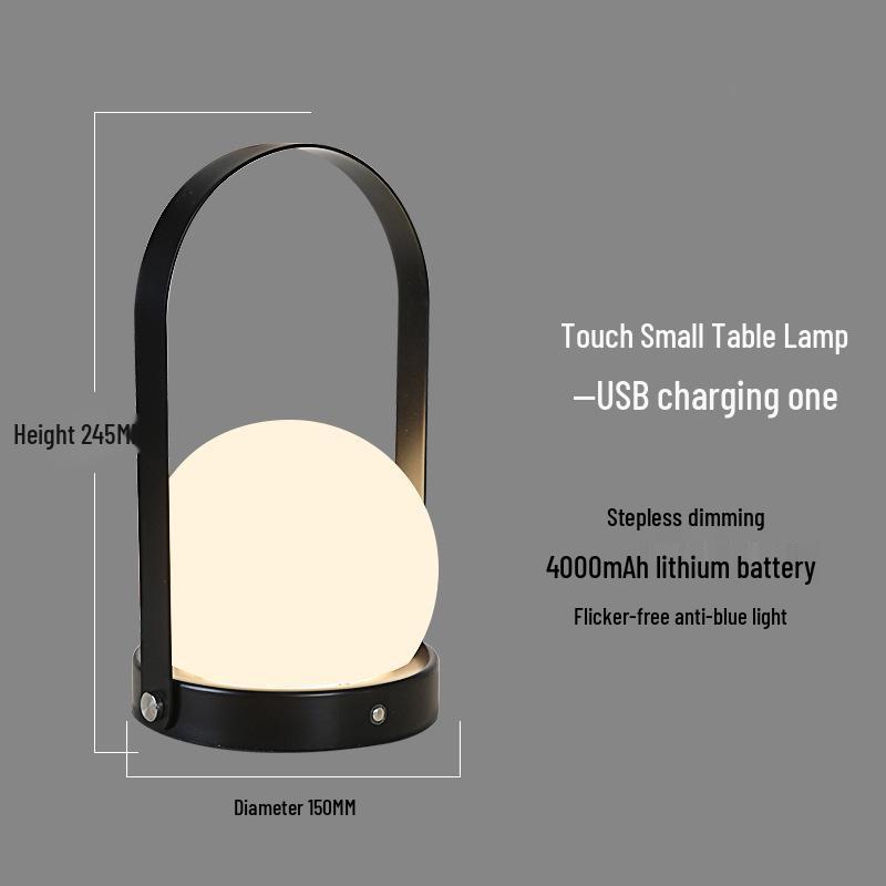 Скандинавская постмодернистская сенсорная светодиодная прикроватная лампа с USB-зарядкой и защитой для глаз