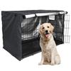 Pet Cover Sunshade Breathable Good Ventilation Waterproof Oxford Cloth Double Door Dog Crate Cover Pet Supply