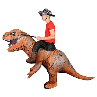 Забавный талисман, надувной динозавр T REX, аниме, костюм на Хэллоуин, косплей для взрослых, мужчин, женщин, детей, динозавр, мультфильм, поездка на