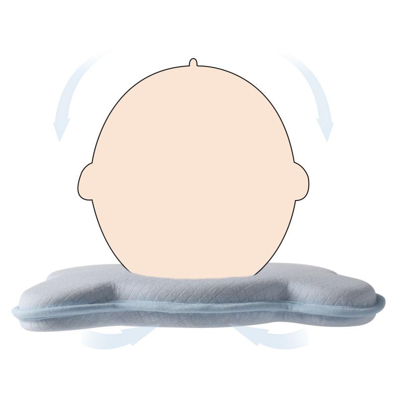 Подушка для кормления новорожденных из пены с эффектом памяти, бархатная антиэксцентричная подушка для формирования головы, детская подушка с медвежонком