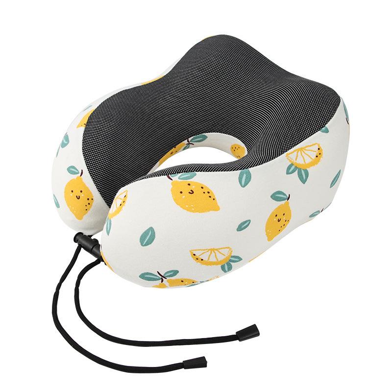 Pure cotton skin-friendly and breathable travel neck pillow, neck pillow U-shaped pillow