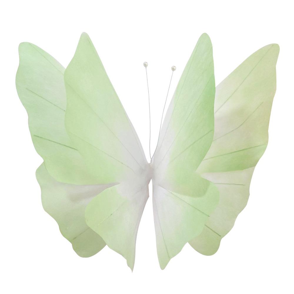 3D искусственная бабочка красочная бабочка цветок голова НОВАЯ крупномасштабная бабочка дорога