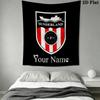 Sunderland A.F.C. Custom Name Wall Tapestry Aesthetic Wall Hanging Printed Fabric Blanket Decorative Tapestries for Bedroom Living Room Home Decor