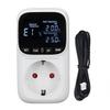 Digital Thermostat Outlet Backlit Display Plug In Temperature Controller Heating Cooling Control