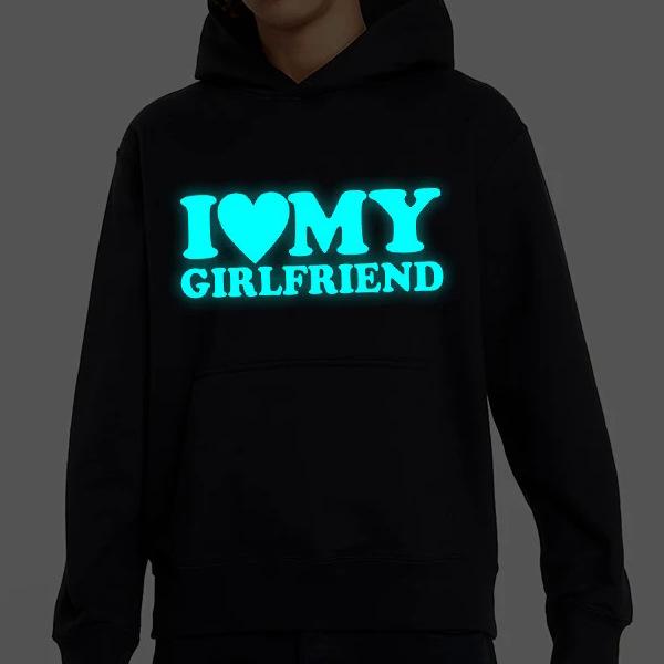 Толстовка с капюшоном I Love My Boyfriend Girlfriend